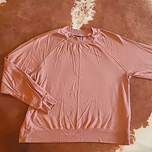 ⭐ $5 ⭐ RW&CO Mauve Pink Comfy Crew Neck Sweater Size XS/S